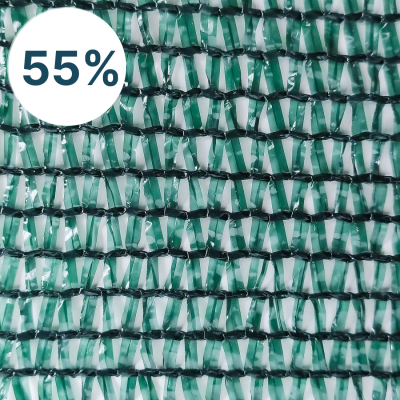 Затеняющая сетка 55%, ширина 4м, длина 50 пог. м